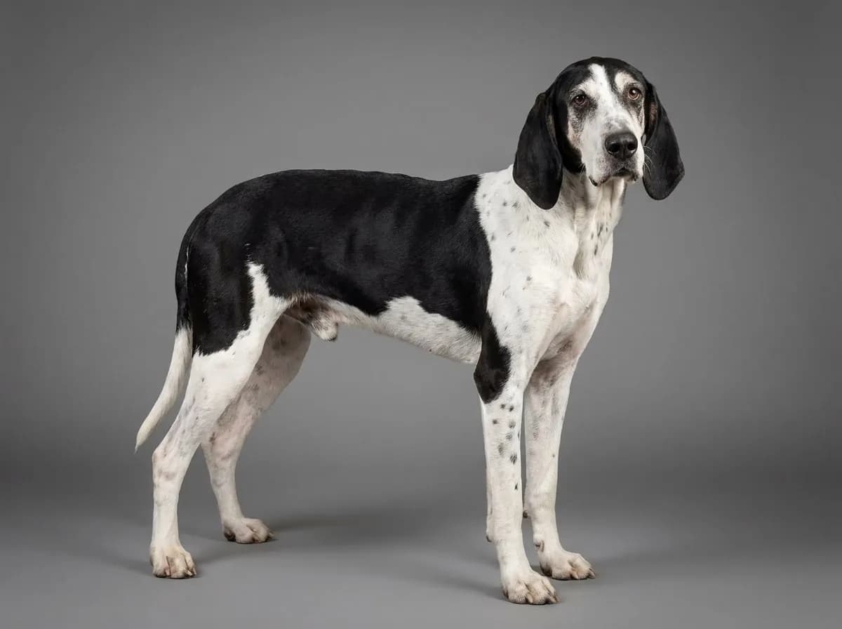 Chien Français Blanc et Noir