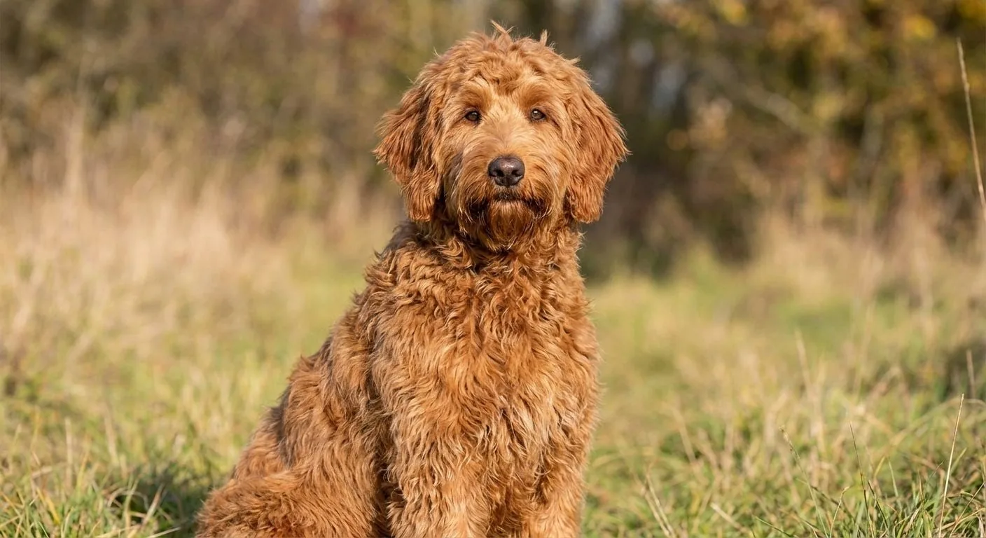 Irish Doodle veislės nuotrauka