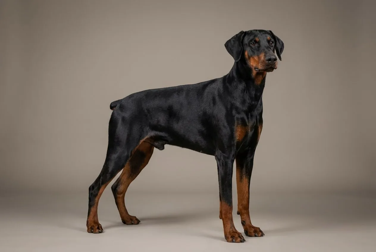 Dobermanas veislės nuotrauka